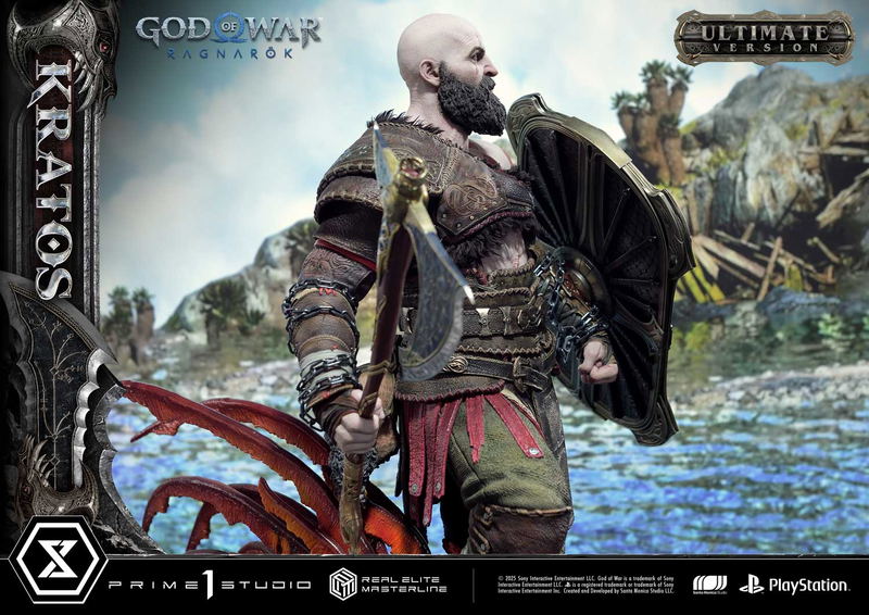 Real Elite Masterline God of War Ragnarok 1/3 Scale Statue: Kratos Ultimate Version image 36