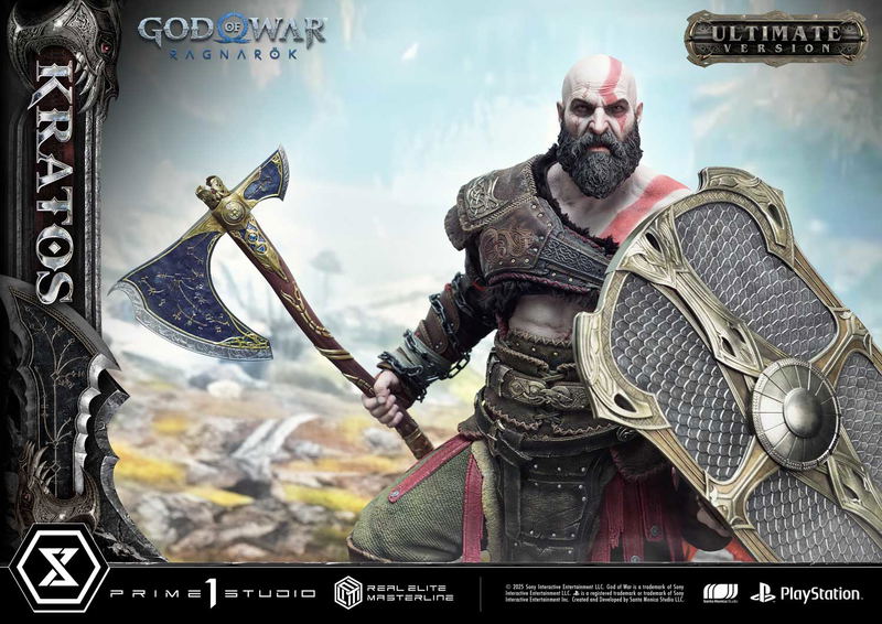 Real Elite Masterline God of War Ragnarok 1/3 Scale Statue: Kratos Ultimate Version image 37