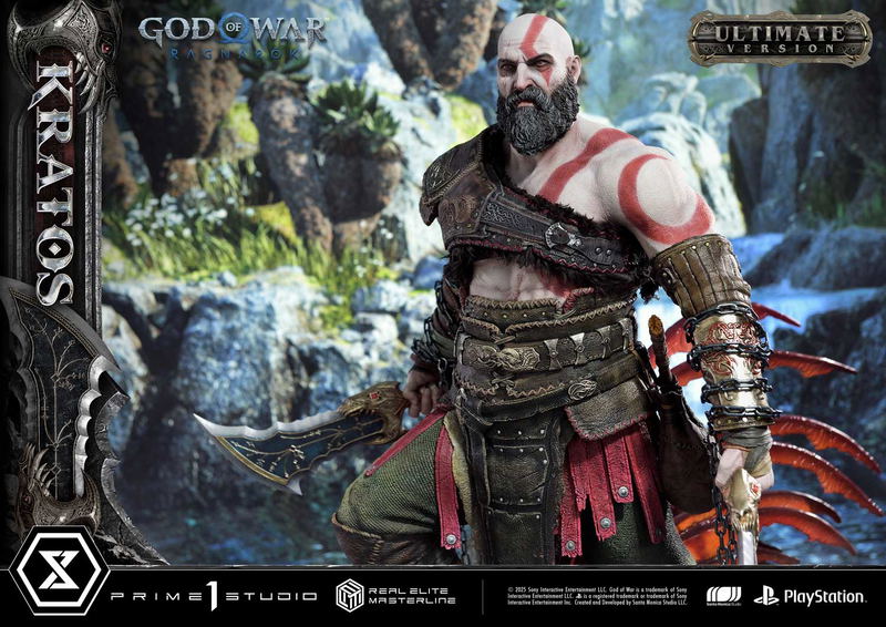 Real Elite Masterline God of War Ragnarok 1/3 Scale Statue: Kratos Ultimate Version image 39