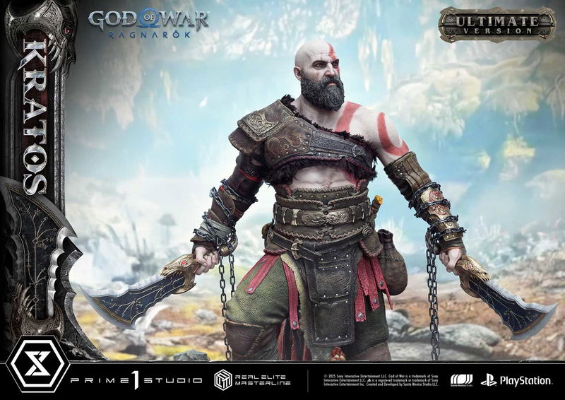 Real Elite Masterline God of War Ragnarok 1/3 Scale Statue: Kratos Ultimate Version image 40