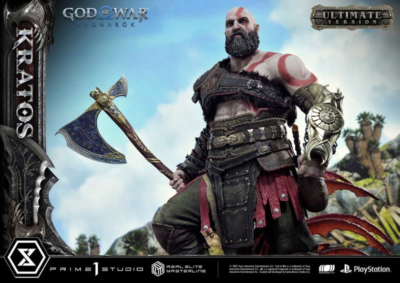 Real Elite Masterline God of War Ragnarok 1/3 Scale Statue: Kratos Ultimate Version image 42