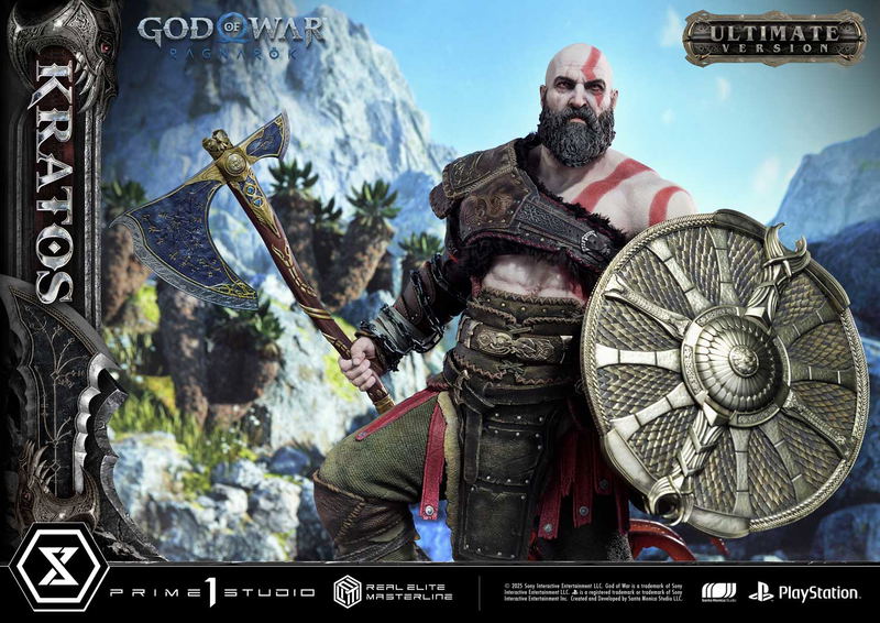 Real Elite Masterline God of War Ragnarok 1/3 Scale Statue: Kratos Ultimate Version image 43