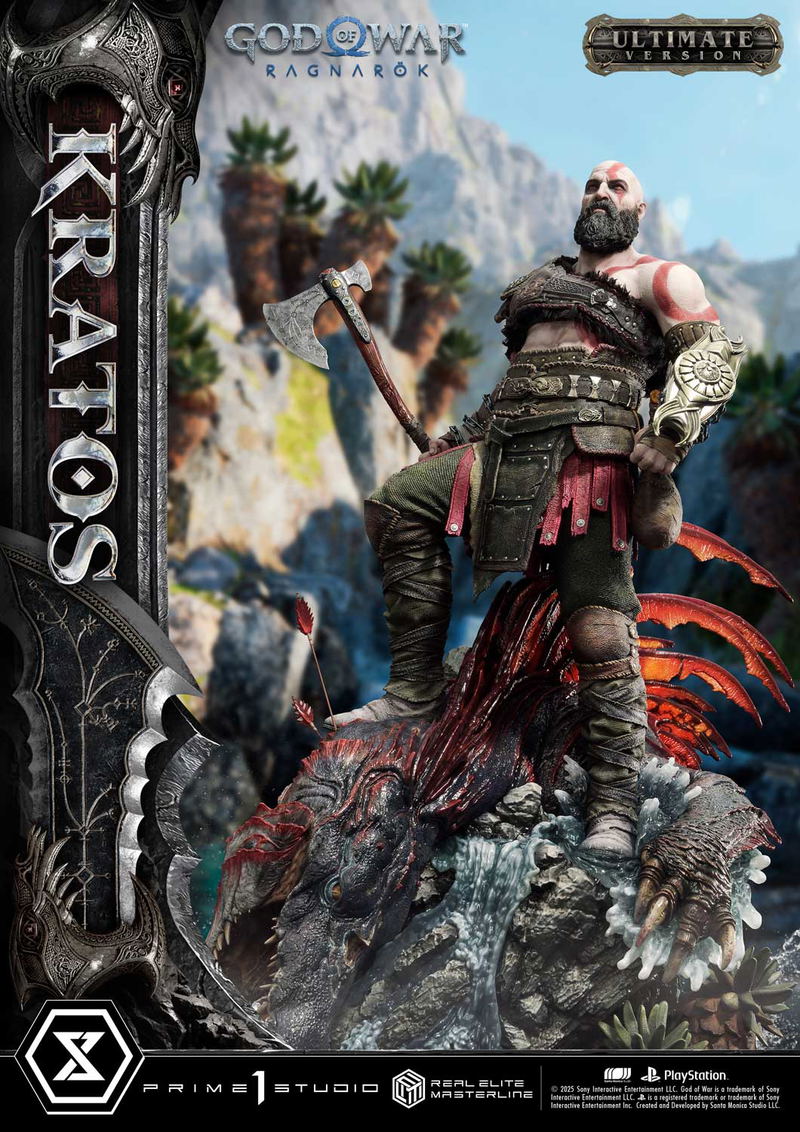 Real Elite Masterline God of War Ragnarok 1/3 Scale Statue: Kratos Ultimate Version image 5
