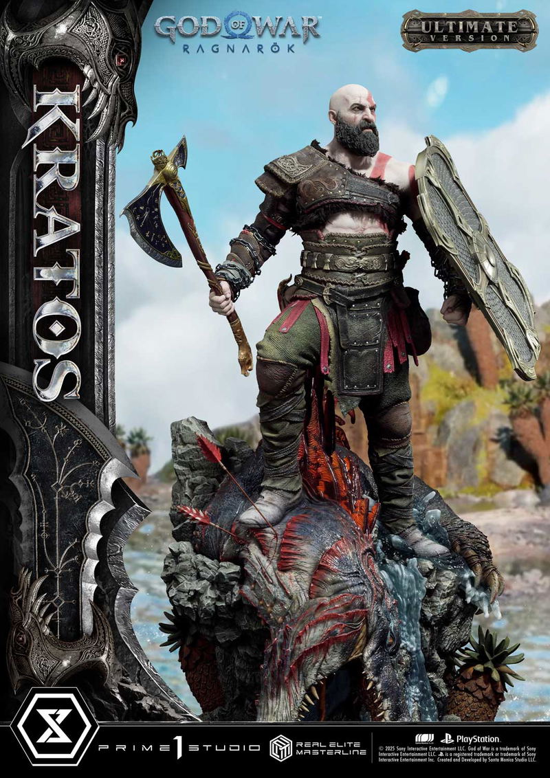 Real Elite Masterline God of War Ragnarok 1/3 Scale Statue: Kratos Ultimate Version image 6