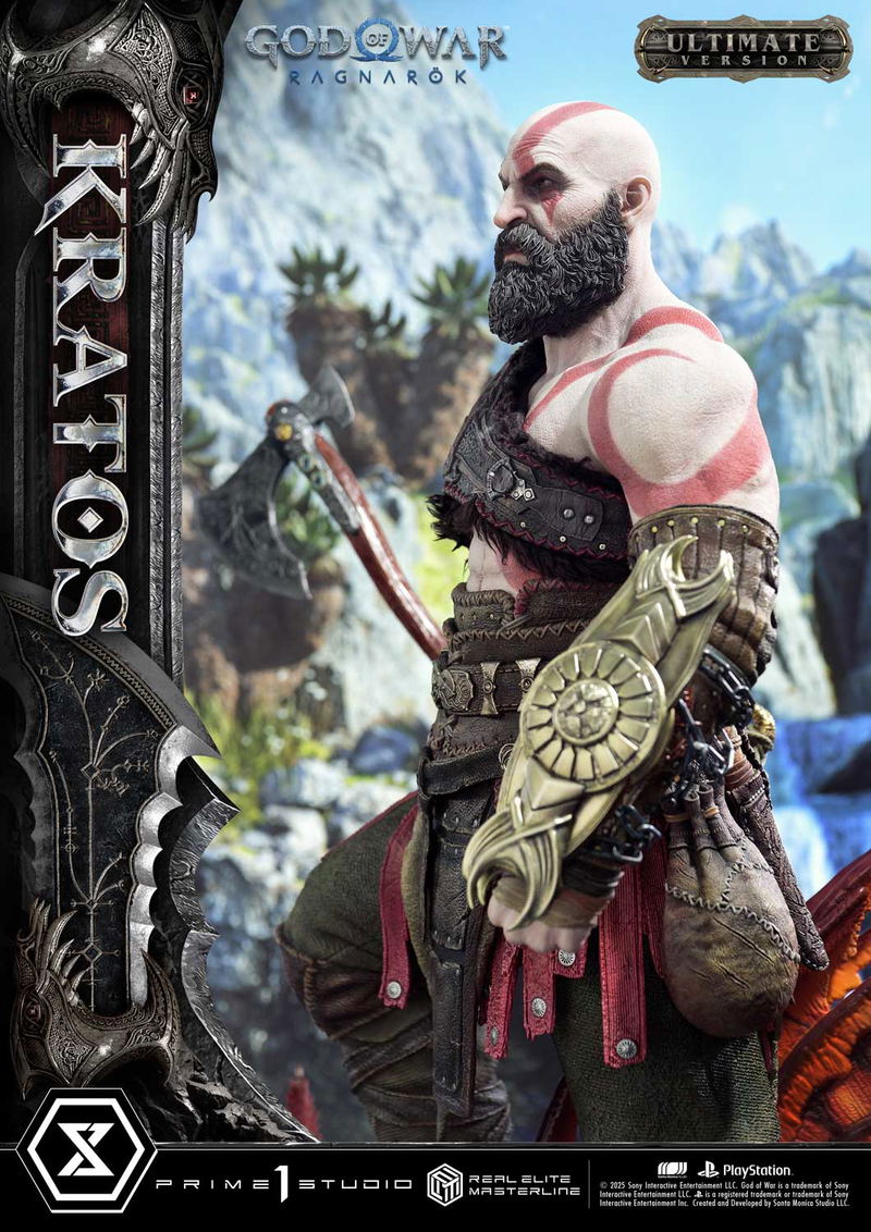 Real Elite Masterline God of War Ragnarok 1/3 Scale Statue: Kratos Ultimate Version image 7