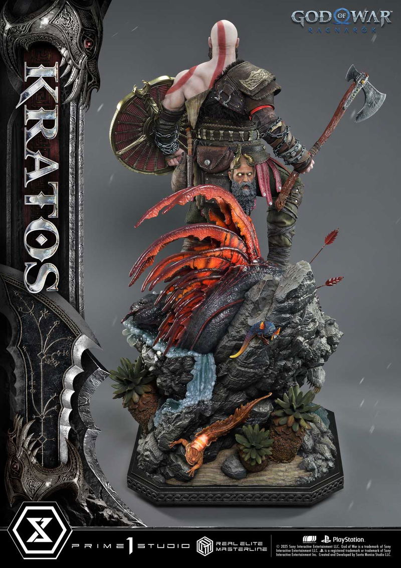Real Elite Masterline God of War Ragnarok 1/3 Scale Statue: Kratos image 11