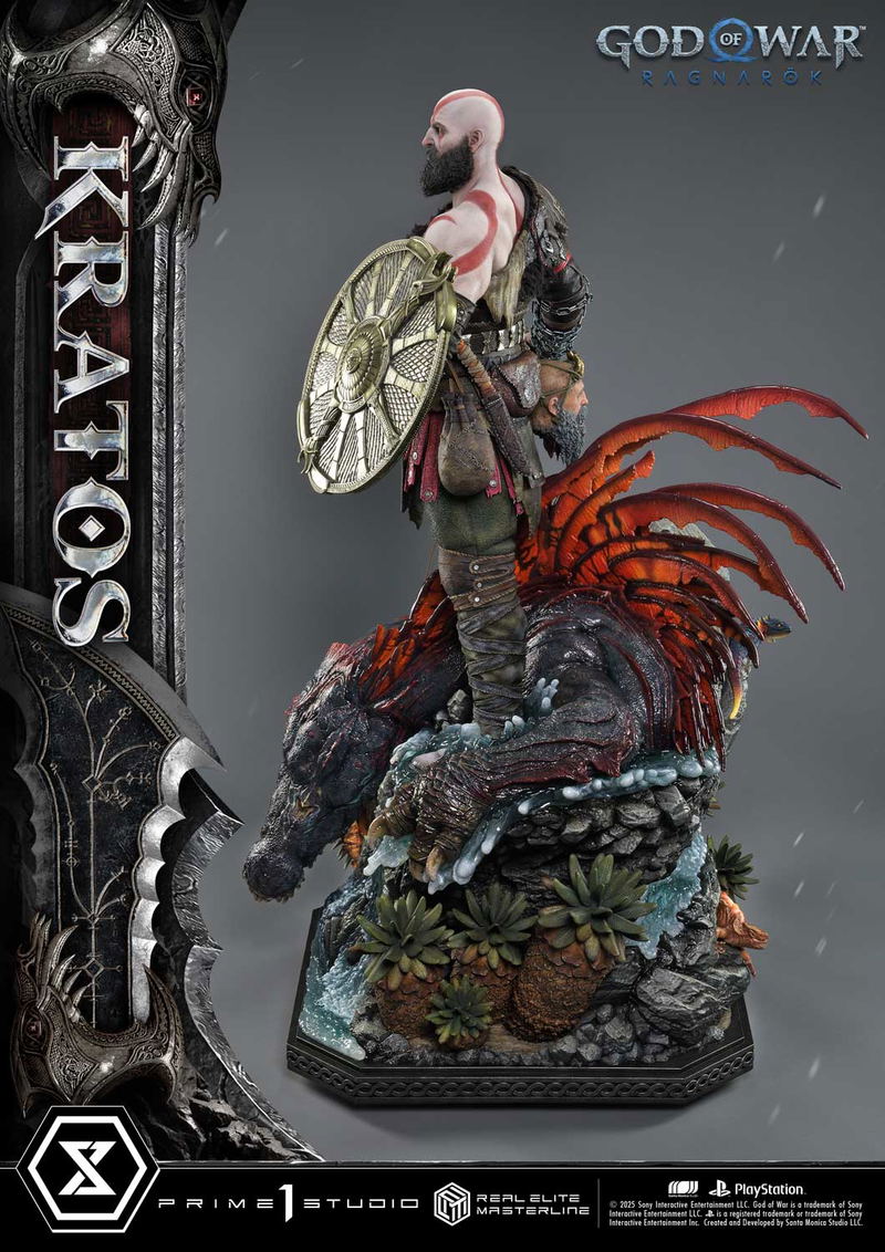 Real Elite Masterline God of War Ragnarok 1/3 Scale Statue: Kratos image 13