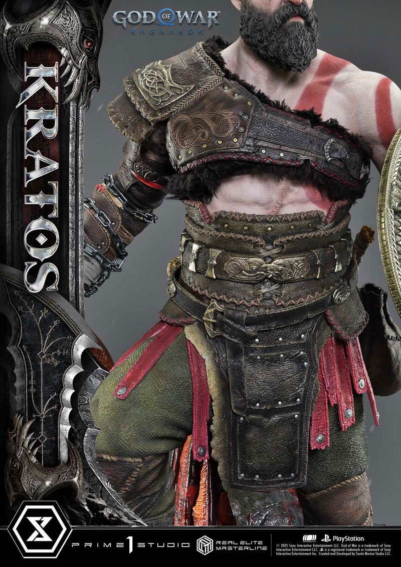 Real Elite Masterline God of War Ragnarok 1/3 Scale Statue: Kratos image 16