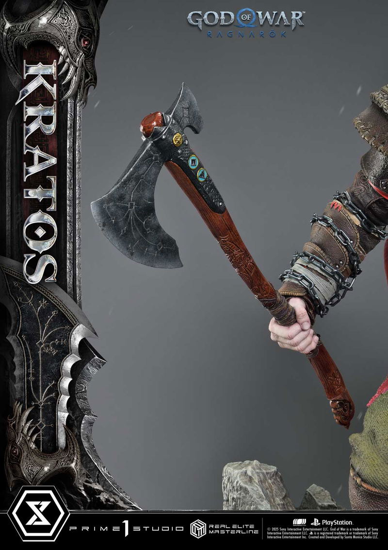 Real Elite Masterline God of War Ragnarok 1/3 Scale Statue: Kratos image 17