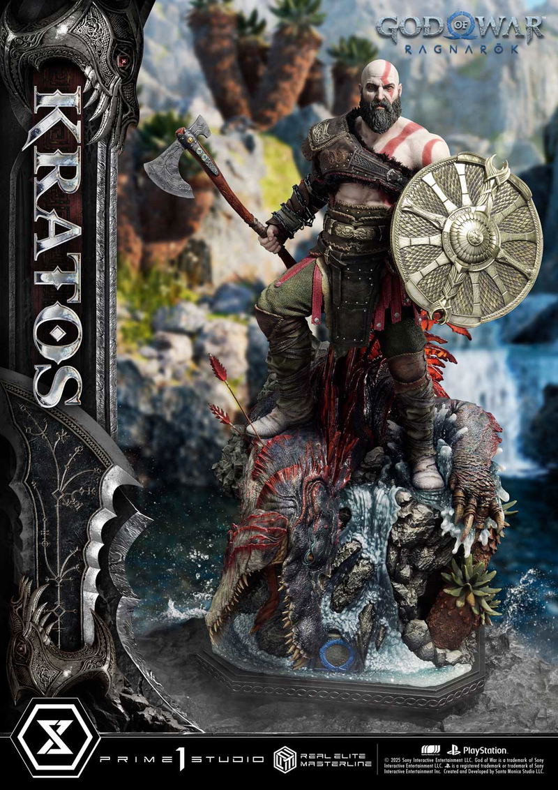Real Elite Masterline God of War Ragnarok 1/3 Scale Statue: Kratos image 2