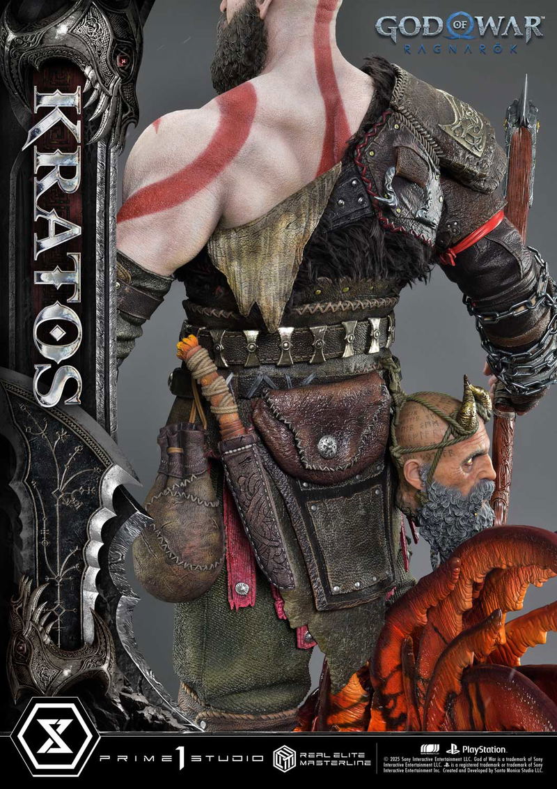 Real Elite Masterline God of War Ragnarok 1/3 Scale Statue: Kratos image 19