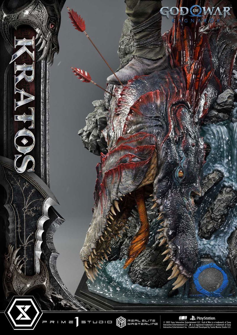 Real Elite Masterline God of War Ragnarok 1/3 Scale Statue: Kratos image 22