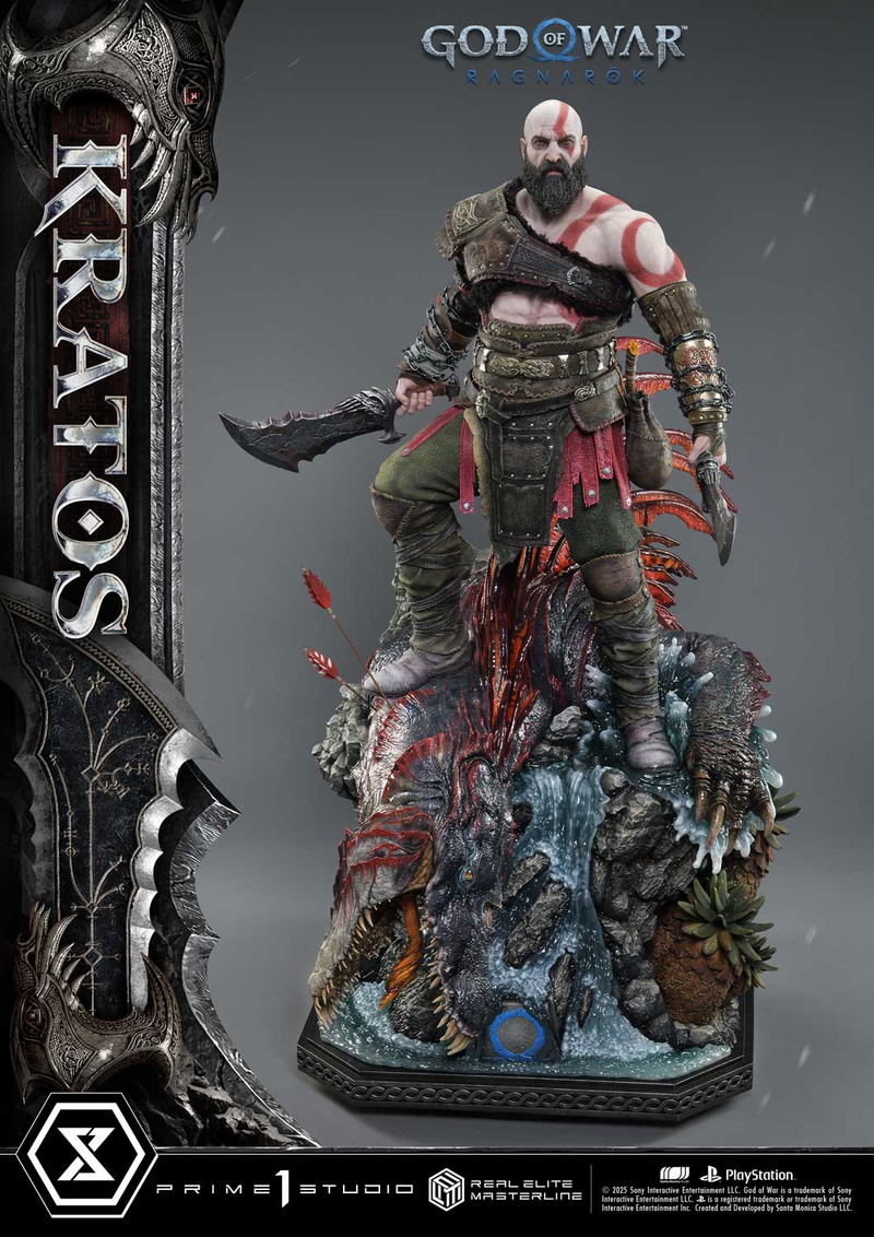 Real Elite Masterline God of War Ragnarok 1/3 Scale Statue: Kratos image 23