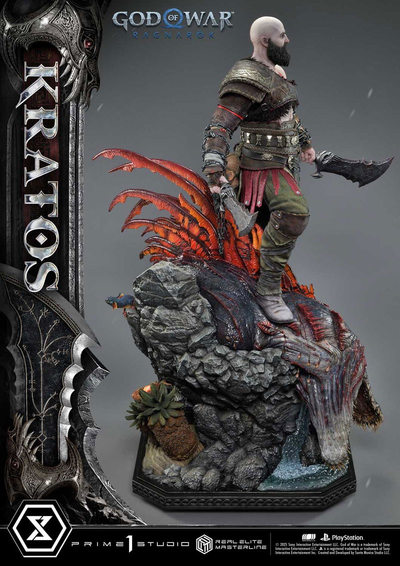 Real Elite Masterline God of War Ragnarok 1/3 Scale Statue: Kratos image 24