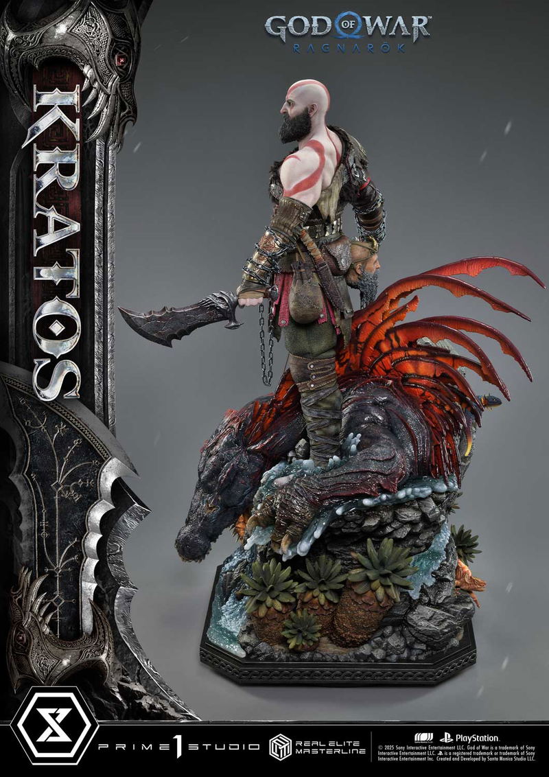 Real Elite Masterline God of War Ragnarok 1/3 Scale Statue: Kratos image 26