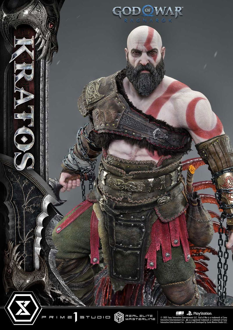 Real Elite Masterline God of War Ragnarok 1/3 Scale Statue: Kratos image 27