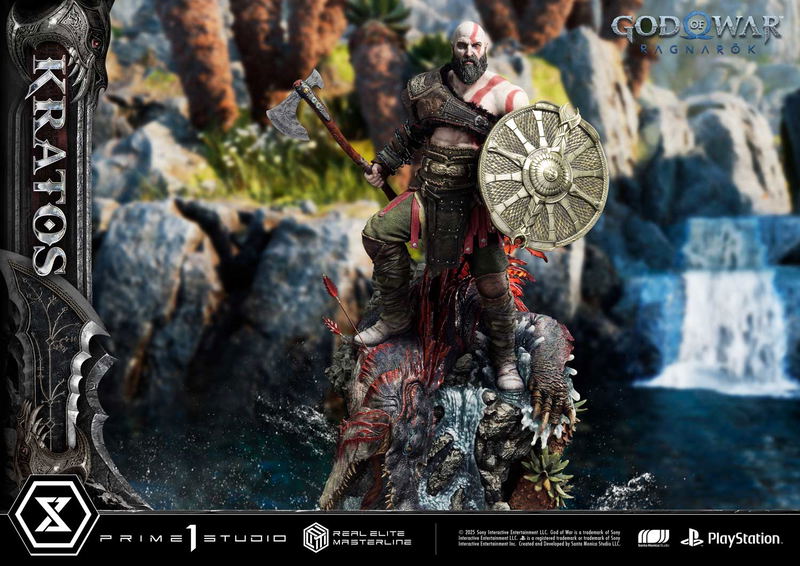 Real Elite Masterline God of War Ragnarok 1/3 Scale Statue: Kratos image 28