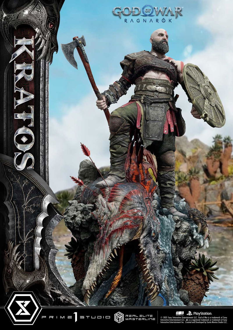 Real Elite Masterline God of War Ragnarok 1/3 Scale Statue: Kratos image 3