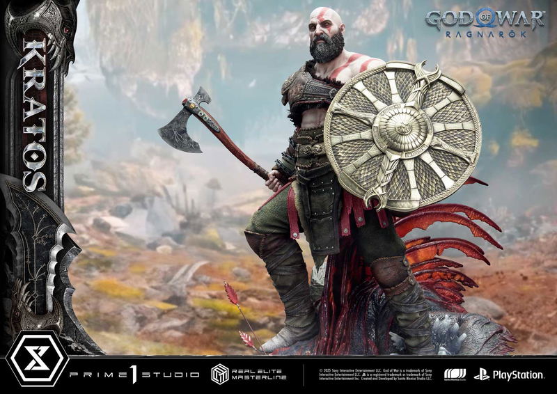 Real Elite Masterline God of War Ragnarok 1/3 Scale Statue: Kratos image 29