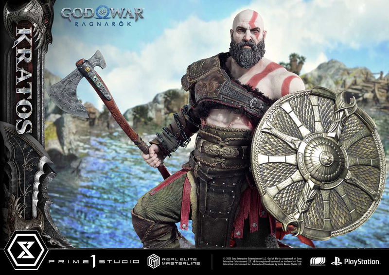 Real Elite Masterline God of War Ragnarok 1/3 Scale Statue: Kratos image 35