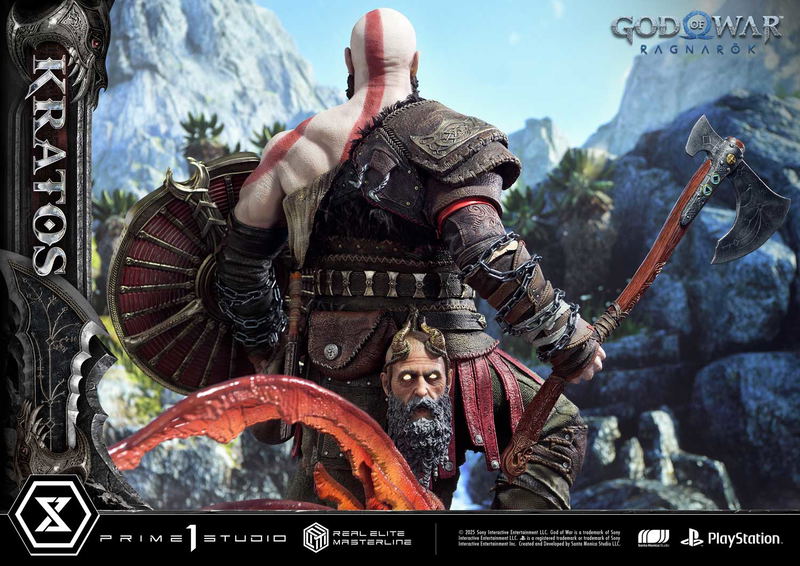 Real Elite Masterline God of War Ragnarok 1/3 Scale Statue: Kratos image 38