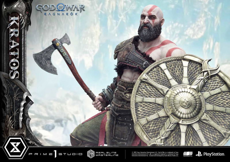 Real Elite Masterline God of War Ragnarok 1/3 Scale Statue: Kratos image 39