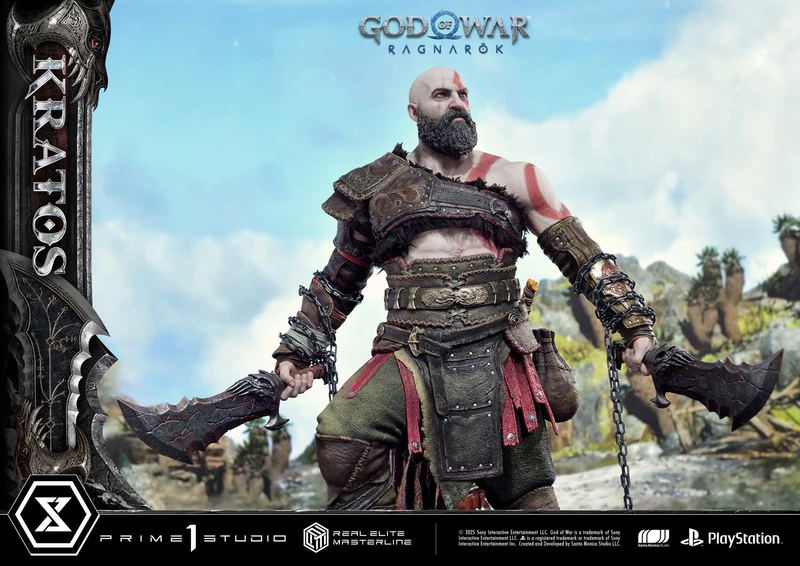 Real Elite Masterline God of War Ragnarok 1/3 Scale Statue: Kratos image 41