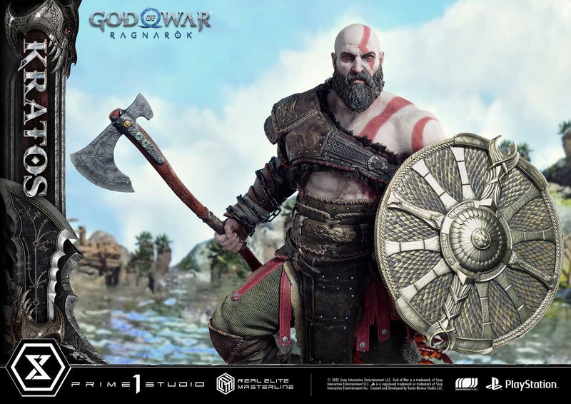 Real Elite Masterline God of War Ragnarok 1/3 Scale Statue: Kratos image 42