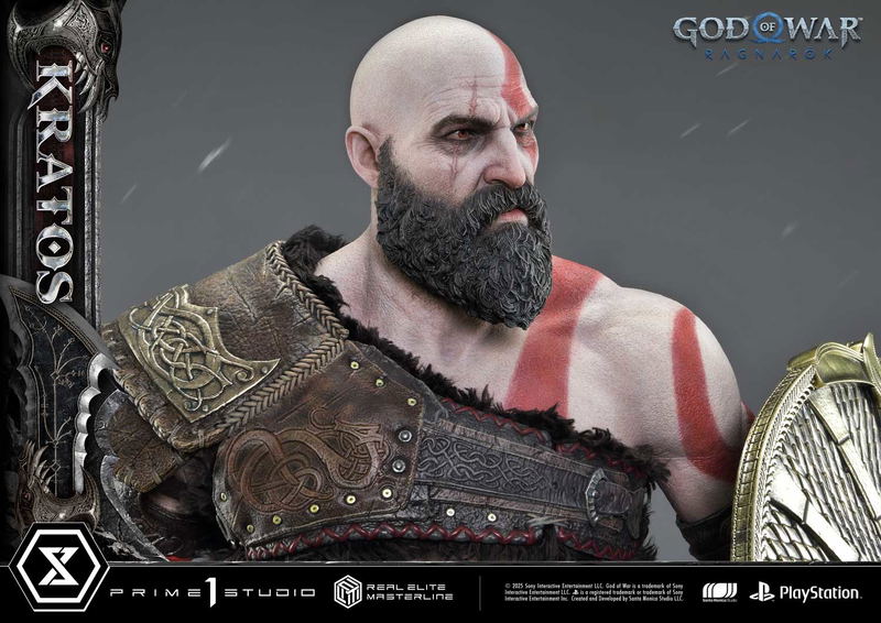 Real Elite Masterline God of War Ragnarok 1/3 Scale Statue: Kratos image 45
