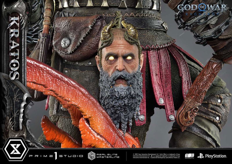 Real Elite Masterline God of War Ragnarok 1/3 Scale Statue: Kratos image 46
