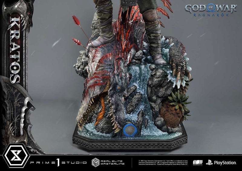Real Elite Masterline God of War Ragnarok 1/3 Scale Statue: Kratos image 47