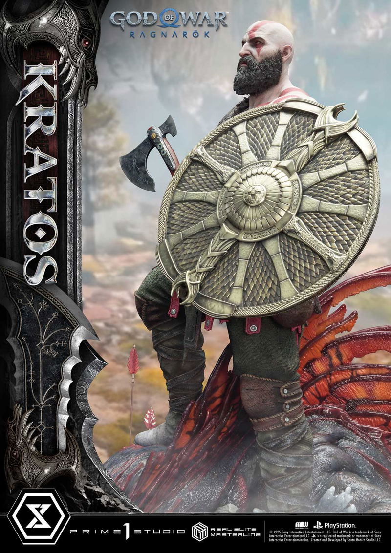 Real Elite Masterline God of War Ragnarok 1/3 Scale Statue: Kratos image 5
