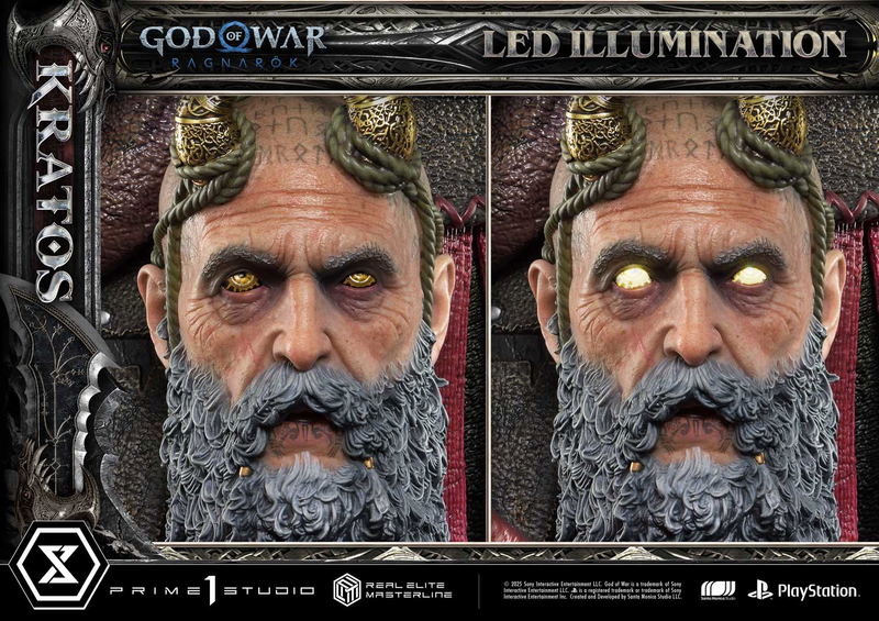 Real Elite Masterline God of War Ragnarok 1/3 Scale Statue: Kratos image 53
