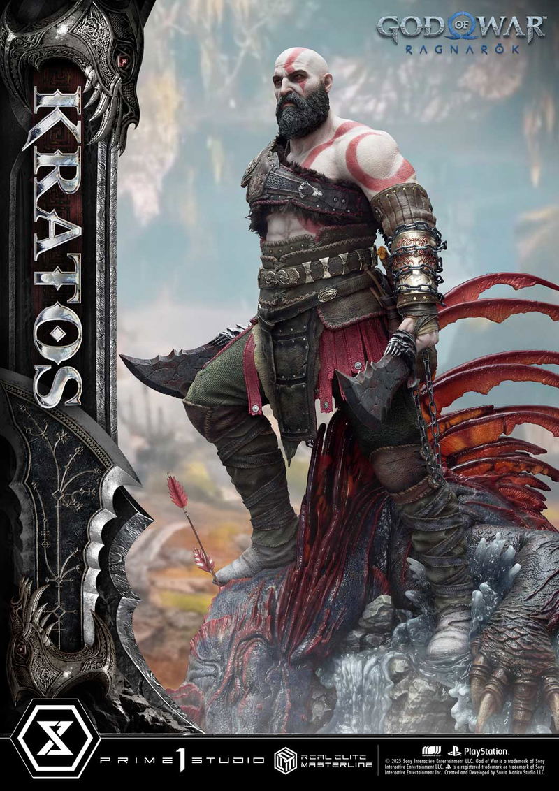 Real Elite Masterline God of War Ragnarok 1/3 Scale Statue: Kratos image 7