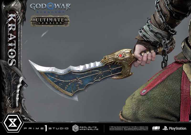 Real Elite Masterline God of War Ragnarok 1/3 Scale Statue: Kratos Ultimate Version image 45