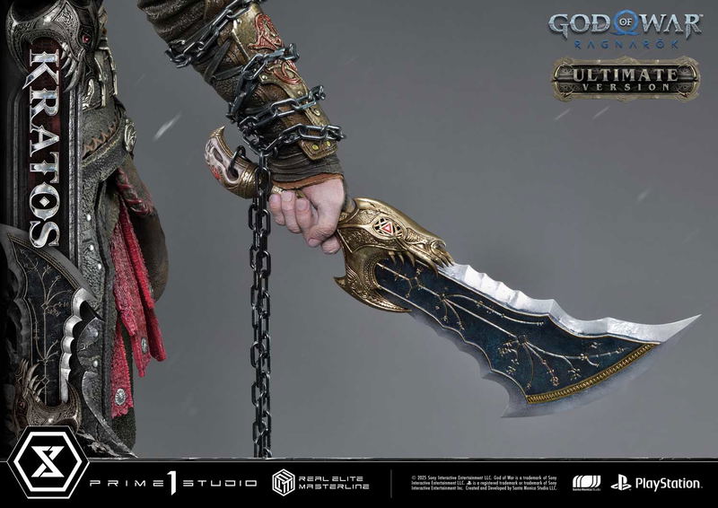 Real Elite Masterline God of War Ragnarok 1/3 Scale Statue: Kratos Ultimate Version image 46