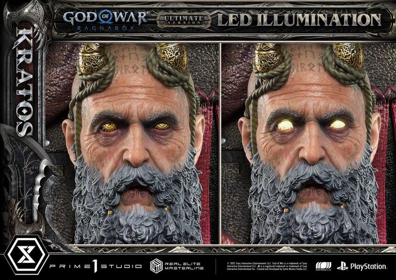 Real Elite Masterline God of War Ragnarok 1/3 Scale Statue: Kratos Ultimate Version image 51