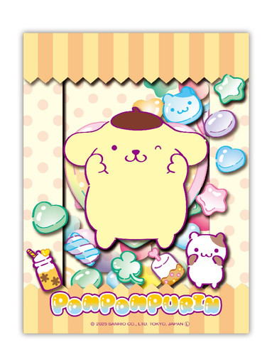 Sanrio Characters Paper Shadow Art Mini SA-M03 Pom Pom Purin image 2