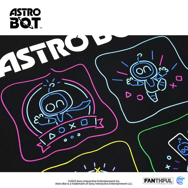 Astro Bot T-shirt (Black | Size XXL) image 2