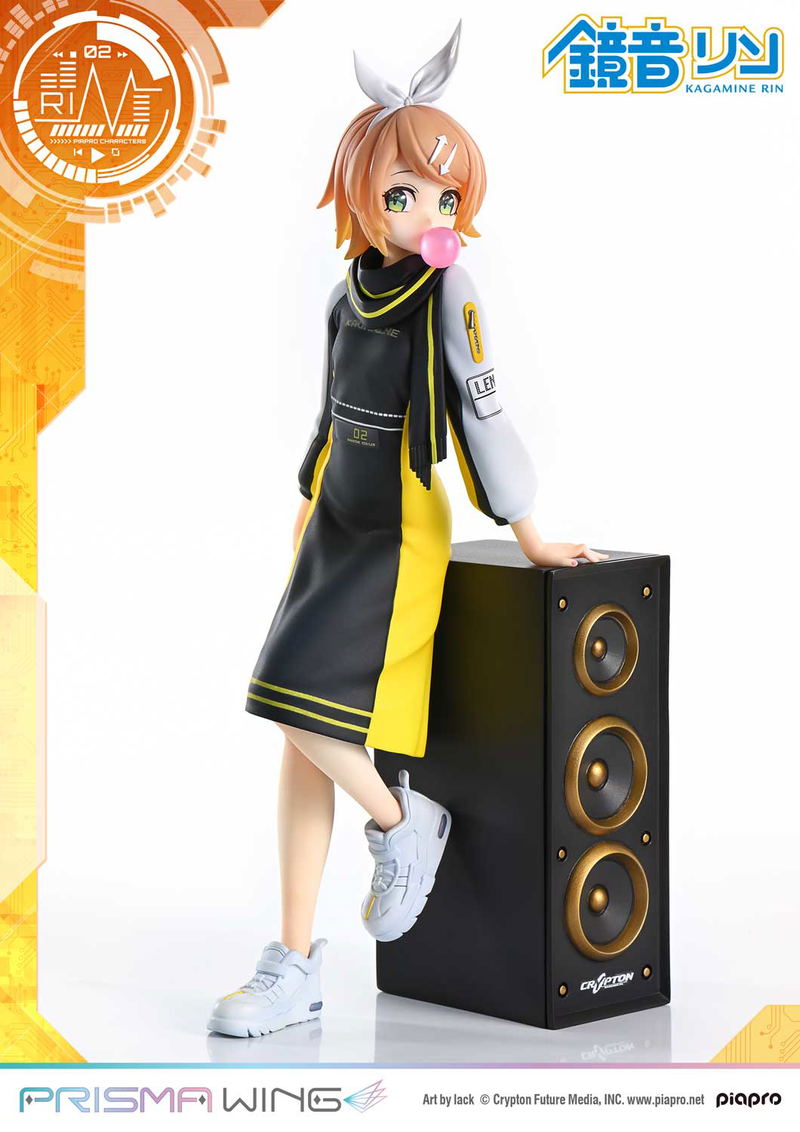 Prisma Wing Piapro Characters 1/7 Scale Pre-Painted Figure: Kagamine Rin Art by lack image 23