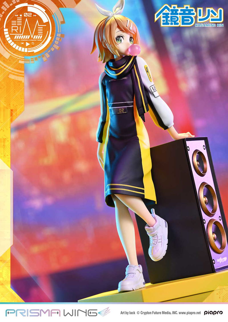 Prisma Wing Piapro Characters 1/7 Scale Pre-Painted Figure: Kagamine Rin Art by lack image 3