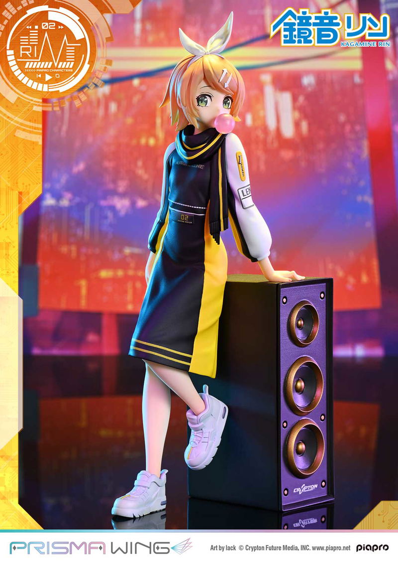 Prisma Wing Piapro Characters 1/7 Scale Pre-Painted Figure: Kagamine Rin Art by lack image 4