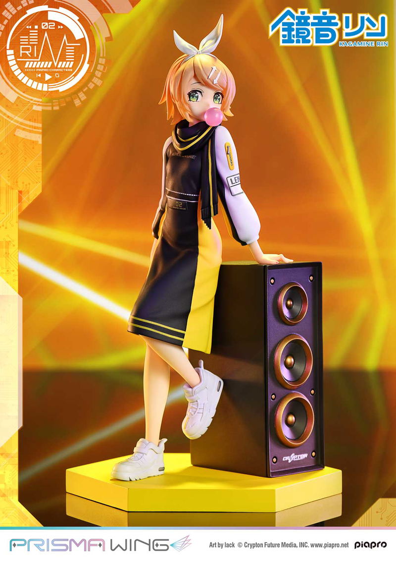 Prisma Wing Piapro Characters 1/7 Scale Pre-Painted Figure: Kagamine Rin Art by lack image 5
