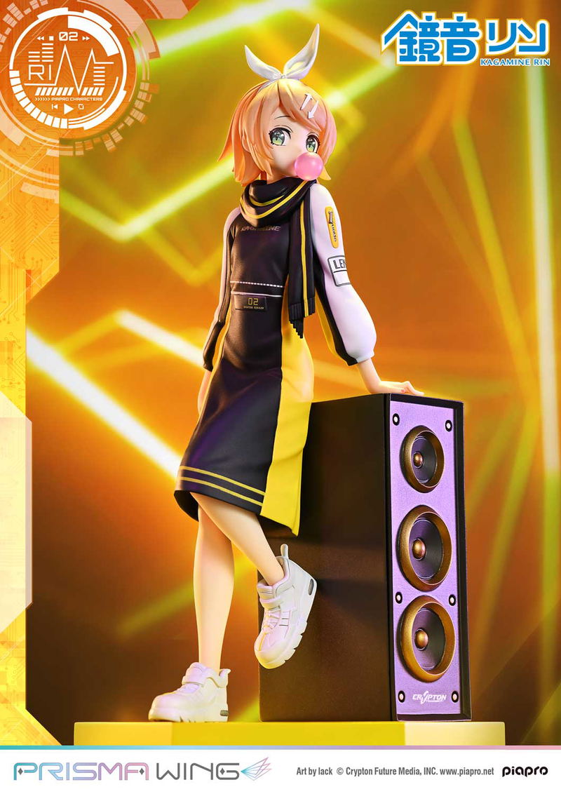 Prisma Wing Piapro Characters 1/7 Scale Pre-Painted Figure: Kagamine Rin Art by lack image 6