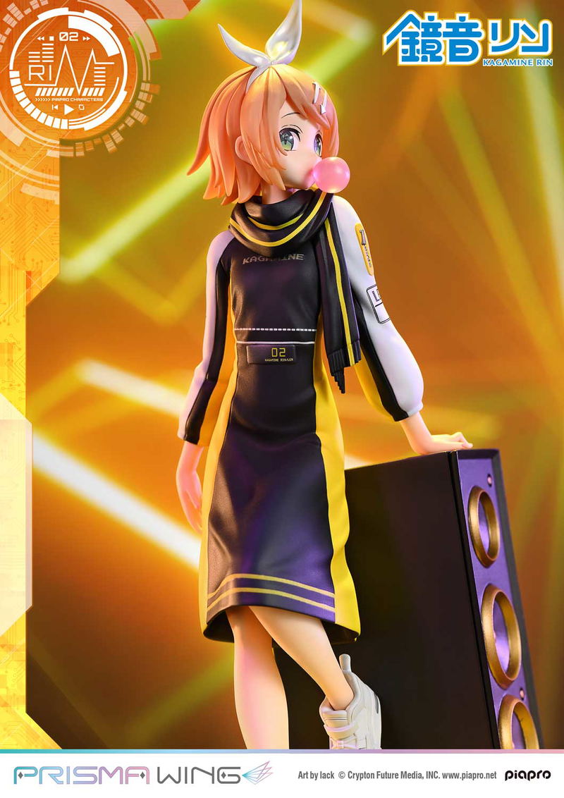 Prisma Wing Piapro Characters 1/7 Scale Pre-Painted Figure: Kagamine Rin Art by lack image 8