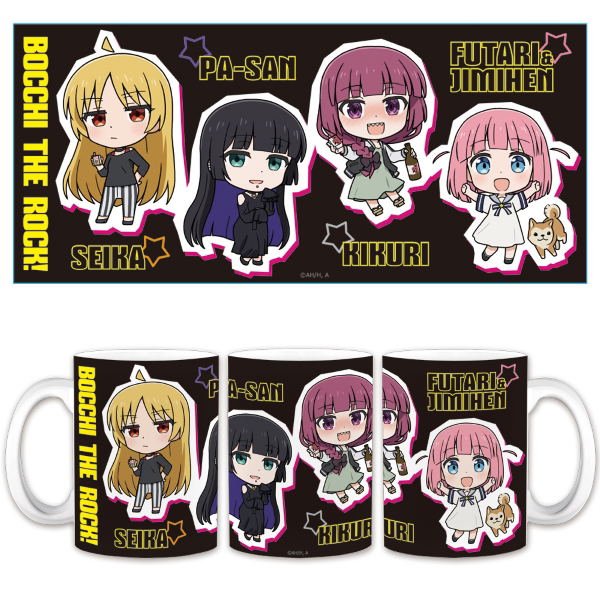 Bocchi The Rock! Mug Seika/PA-san/Kikuri/Futari & Jimihen image 1
