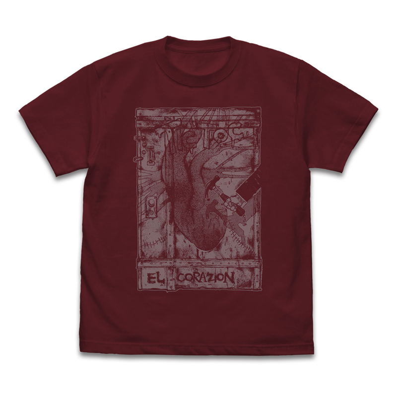Dorohedoro (Original Version) - Shin Door T-shirt (Burgundy | Size M) image 1