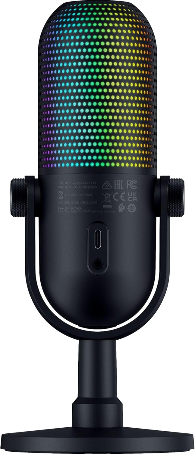 Razer Seiren V3 Chroma USB Microphone (Black) image 3