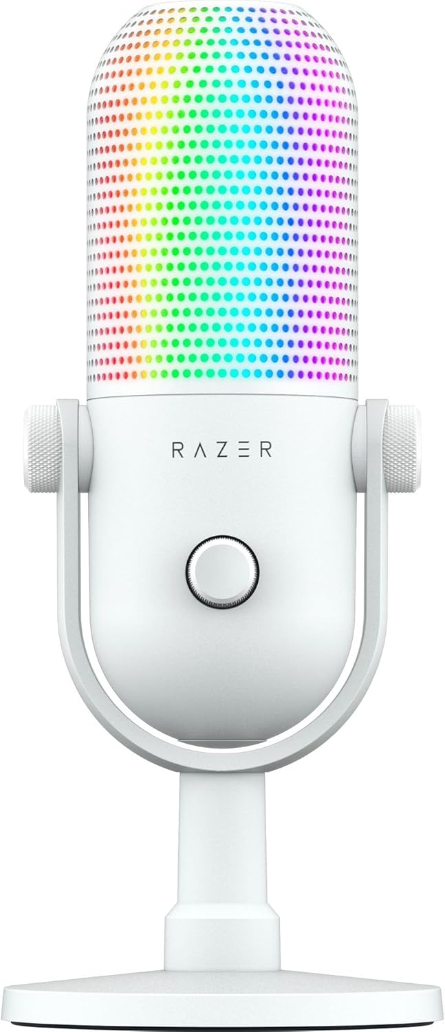 Razer Seiren V3 Chroma USB Microphone (White) image 1