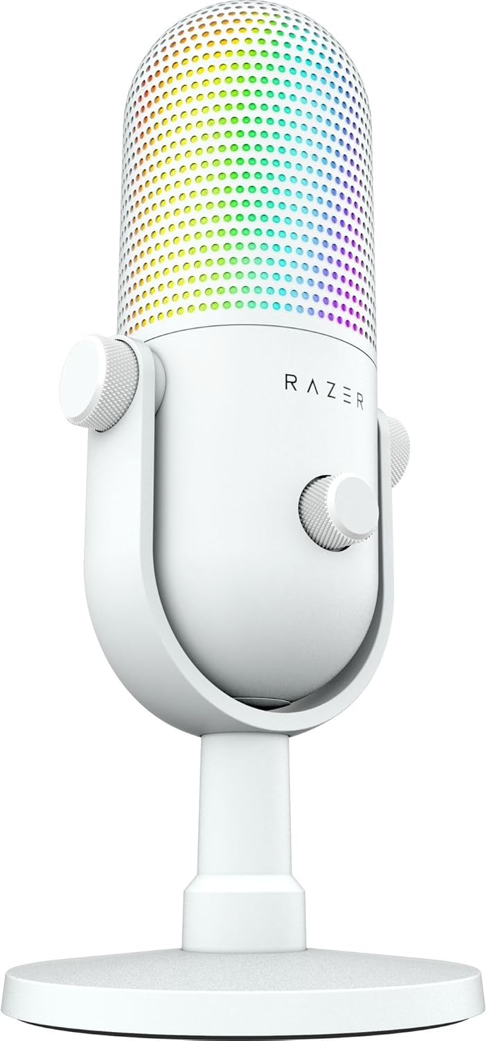Razer Seiren V3 Chroma USB Microphone (White) image 2